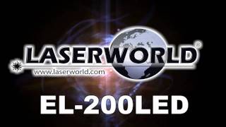 Laserworld  EL200LED  Star effect laser with 5W RGB background LED [upl. by Paddy]