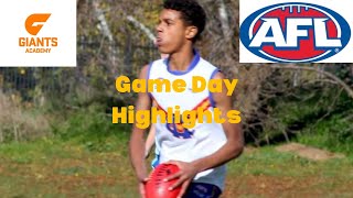 My AFL Giants Academy Game Round 3 Highlights [upl. by Deutsch]