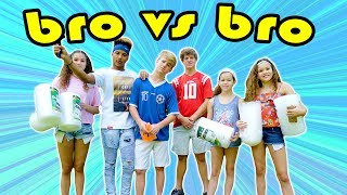 The Bubble Wrap Challenge MattyBRaps vs Josh ft JB amp Haschak Sisters [upl. by Hewitt]