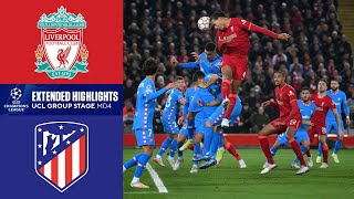 Liverpool vs Atlético Madrid Extended Highlights  Group Stage  Match Day 4  CBS Sports Golazo [upl. by Ode523]