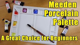 Meeden Porcelain Watercolor Palette  Getting Started in Watercolor [upl. by Perce543]