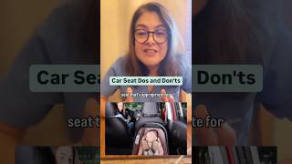 Baby car seat safety dos and donts reminder to new parents ❤️ pediatrician babytips [upl. by Bullough]