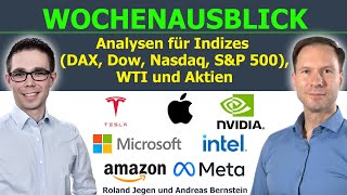 FEDZinsentscheid amp Quartalszahlen von Apple Amazon amp Co DAX Dow Nasdaq WTI amp Aktien im Fokus [upl. by Dunson]