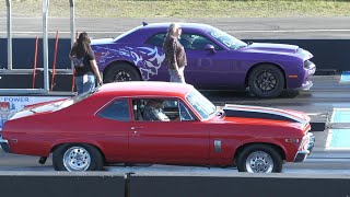 New vs Old Muscle Cars Drag Racing [upl. by Ecnatsnoc271]