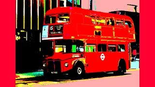 London Routemaster Bus Action Part 2 [upl. by Garald]