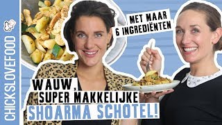 GEZONDE SHOARMA SCHOTEL  CHICKSLOVEFOOD [upl. by Nauqe708]