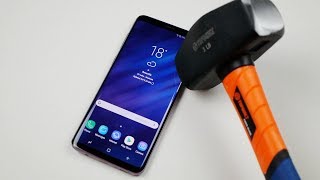 Samsung Galaxy S9 Plus Hammer amp Knife Scratch Test [upl. by Ujawernalo184]