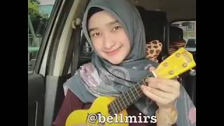 lagu viral adek berjilbab biru cover bella almira [upl. by Omle]