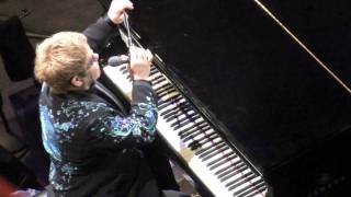 elton john live royal opera house 2011 your song piano performance [upl. by Esilahs]