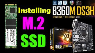 How to install windows 10 on NVMe m 2 ssd on the Gigabyte B550M DS3H motherboard [upl. by Farrish]