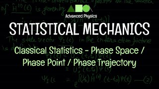 Statistical Mechanics  Classical Statistics  Phase Space  Phase Point  Phase Trajectory [upl. by Shinberg236]