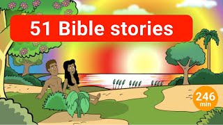 51 Bible Stories for kids A big collection stories from the Bible for children [upl. by Luapnhoj613]