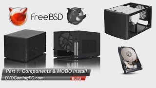 How to Build a FreeNAS Home Server in Fractal Node 304 Part 1  Components amp MOBO Install [upl. by Todd]