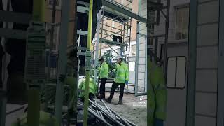 Curtain wall installation time lapse [upl. by Yentiw]