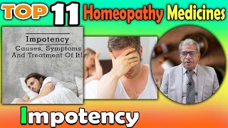 Impotency Causes and homeopathy Treatment  Dr P S Tiwari [upl. by Wyck]