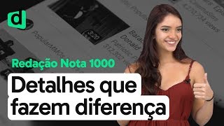 COMO CHEGAR NA REDAÇÃO NOTA 1000  COM DÉBORA ALADIM  REDAÇÃO NOTA MIL [upl. by Peper]