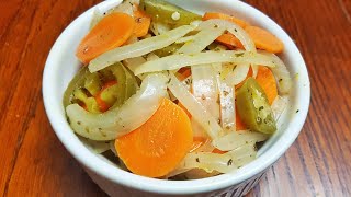 como hacer encurtido o escabeche Hondureño super facil de hacer y exquisto😋sazonlatinoconlizz [upl. by Lohse]