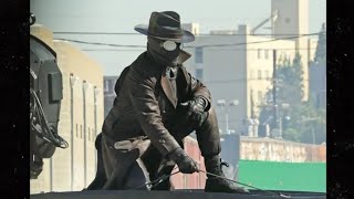 First Look At Nicolas Cage As Spiderman Noir HawkTalk [upl. by Cruce]