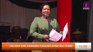 CS REBECCA MIANOS FULL SPEECH DURING THE FIRST KWS RANGERS PASS OUT AFTER TEN YEARS [upl. by Annaert]