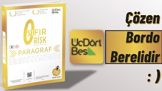 345 Yayınları Paragraf Sıfır Risk Soru Bankası [upl. by Nov]