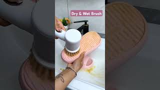 5 in 1 Dry amp Wet brush kitchen cleaner brush utensils dry wet shots trendy products tools [upl. by Kegan]