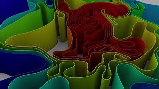 Abstract Helix Spline Animation [upl. by Leeth]