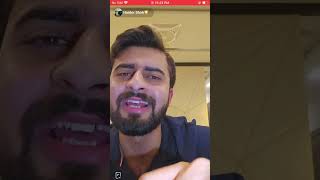 Haider singing song 🎵 in latest TikTok live  haidershah rajabfamily [upl. by Yobybab]