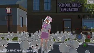 Bunny Apocalypse 🐰🧟‍♀️ Apocalipsis Conejil challenge School Girls Simulator [upl. by Howland]