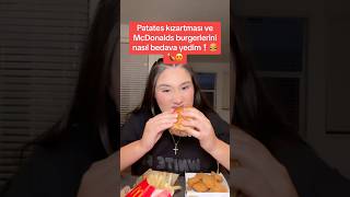 Bedava mı⁉️🍔🤣şaka mcdonalds yarenalaca keşfet popüler 2024 eğlence istanbul türkiye ses [upl. by Yrrum]