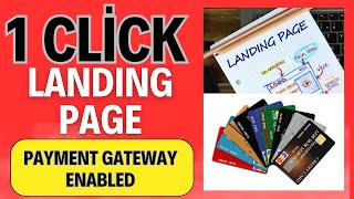 Landing Page With Payment Gateway In 1 Easy Step [upl. by Sugirdor]