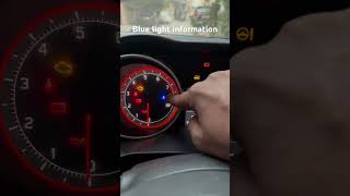 Car Dashboard Blue Light Information automobile car helping trending viralvideo cars shorts [upl. by Iroj]