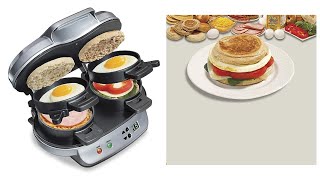 Dual Breakfast Sandwich Maker Feta Egg amp Pesto [upl. by Holmann]