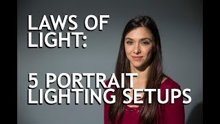 Laws of Light 5 Portrait Lighting Setups [upl. by Anaher]