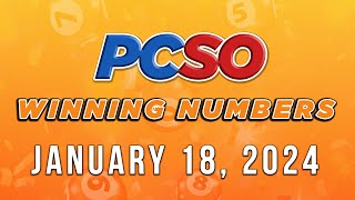 P15M Jackpot Super Lotto 649 2D 3D 6D and Lotto 642  January 18 2024 [upl. by Mccreery]