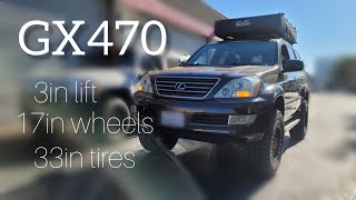 GX470 3in Lift  The Tire Garage TV Ep62 [upl. by Ynahpets199]