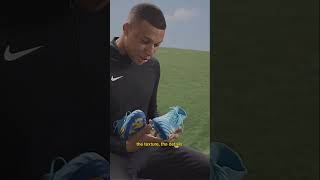 Mbappe 🐢 Reacts To His NEW Nike Boots [upl. by Stormi692]