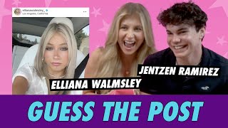 Elliana Walmsley vs Jentzen Ramirez  Guess The Post [upl. by Sairahcaz657]