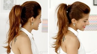 Ponytail Trick How To Add Volume To Your Ponytail  Quick And Easy Hairstyles [upl. by Enenej]