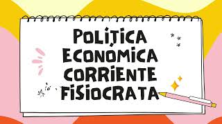 Economía Política de los Fisiocratas en 2 minutos [upl. by Atig]