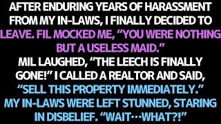 I Chose Divorce After Years of Abuse From My InLaws—Their Reaction to My Final Move Was Priceless [upl. by Uticas]