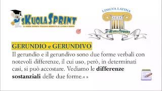 Il gerundio e il gerundivo [upl. by Teador]