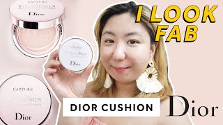 DIOR CAPTURE TOTALE DREAMSKIN PERFECT MOIST CUSHION  Review [upl. by Vasos]