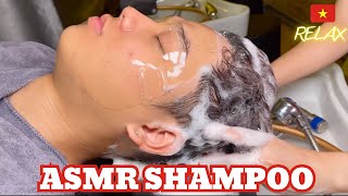 ASMR SHAMPOO  You will sleep well when receiving a massage like this by a beautiful Vietnamese girl [upl. by Milore761]