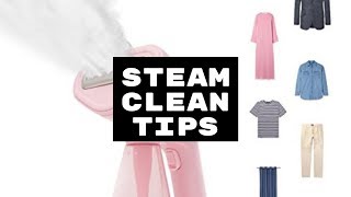 HOW TO STEAM CLEAN YOUR CLOTHES  USING THE FRIDJA F10 [upl. by Brazee881]