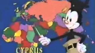 Animaniacs  Nations of the World Yakkos World with capitals [upl. by Ahsaeym768]