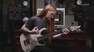 BLEED FROM WITHIN  BED OF SNAKES feat NOLLY  Goonzi  Carillion Guitars playthrough [upl. by Dnama]