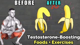 10 Best Testosterone Boosting Foods and Exercises  Testosterone Boosting Foods and Exercises [upl. by Standing]