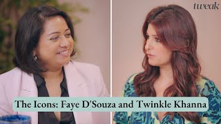 The Icons Faye DSouza and Twinkle Khanna  Tweak India [upl. by Quincy133]