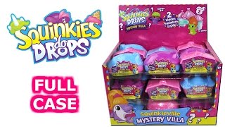 Squinkies do Drops Season 2 Full Case Unboxing Blind Bags Mystery Villas Entire Case [upl. by Deena]