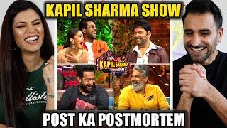 KAPIL SHARMA SHOW  RRR Team  Post Ka PostMortem  NTR Ram Charan Alia Bhatt Rajamouli REACTION [upl. by Chancelor]